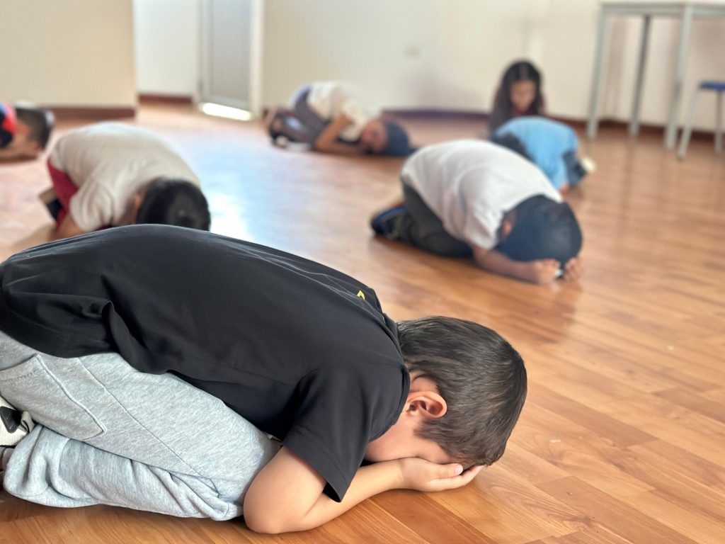 meditación guiada en el summer camp