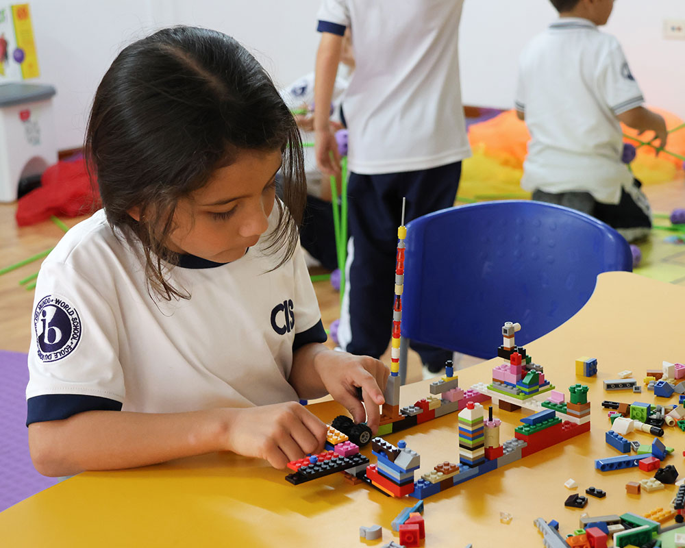 construcción por bloques en el STEAM Day 